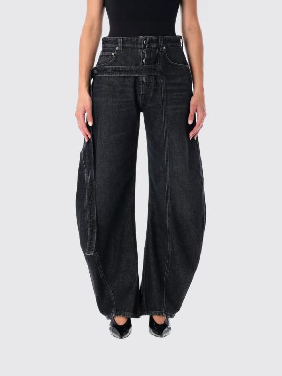 25FW 장 폴 고티에 데님 팬츠 2503WTR022D016 06 Black