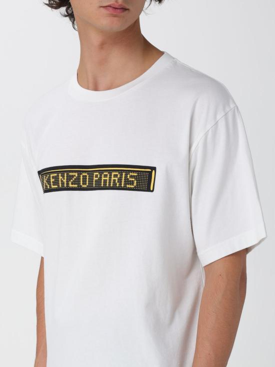 25FW 겐조 반팔 티셔츠 FF65TS4524SG 02 White - KENZO
