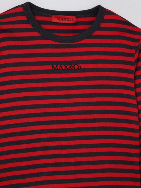 25FW [키즈] 막스앤코 티셔츠 MX0199MX046 MXC20 Red - MAX & CO.