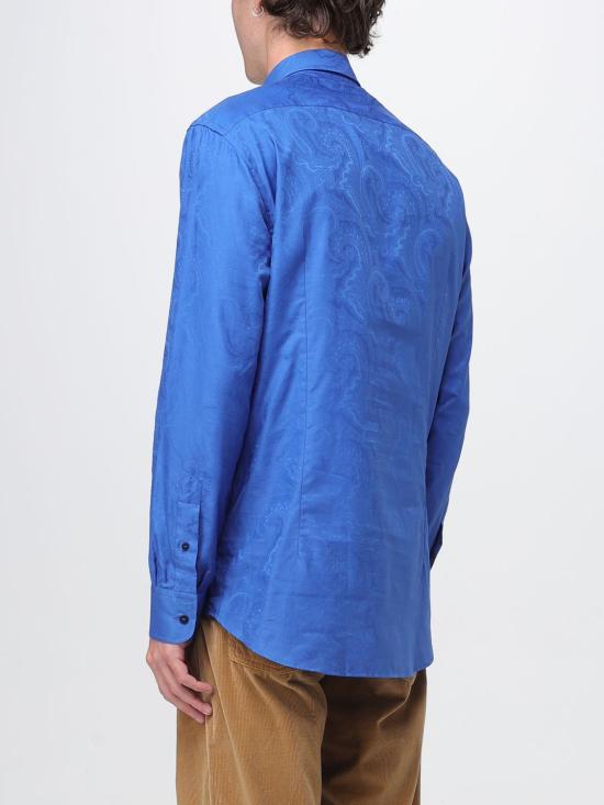 25FW 에트로 긴팔 셔츠 MRIB000199TJ596 B0065 Blue - ETRO
