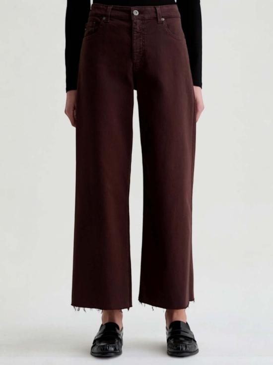  아드리아노 골드슈미드 데님 팬츠 Adriano Goldschmied Saige 와이드 레그 크롭 진