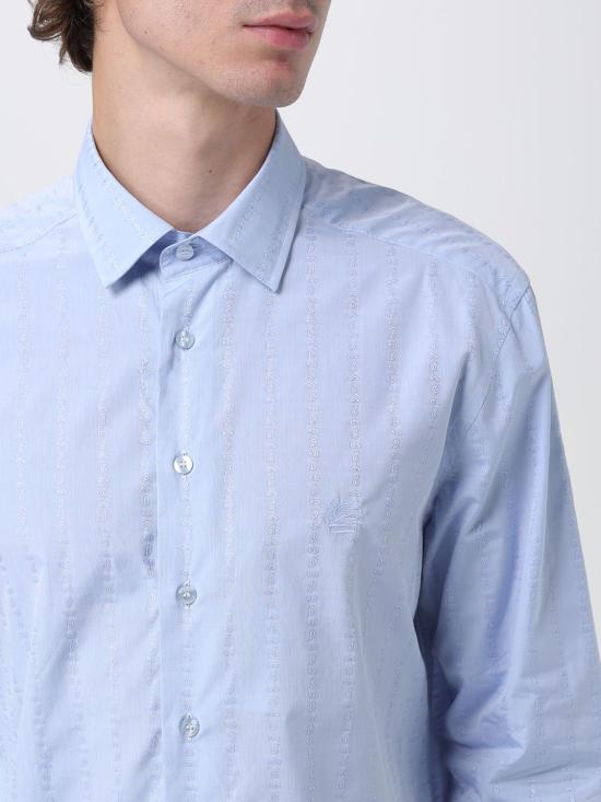 25FW 에트로 긴팔 셔츠 MRIB000299TR579 B0665 Blue - ETRO