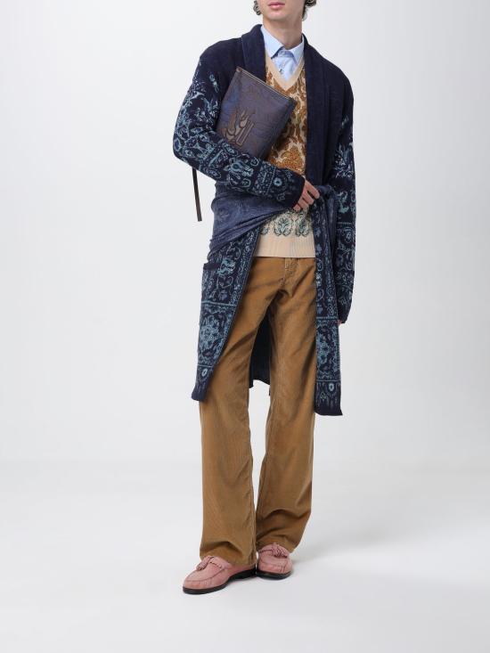 25FW 에트로 긴팔 셔츠 MRIB000299TR579 B0665 Blue - ETRO