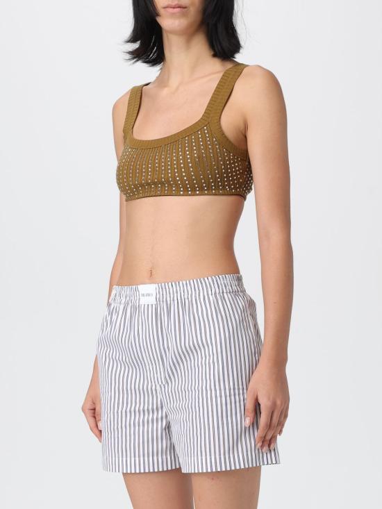 25FW 디 아티코 민소매 티셔츠 251WCL00006JJJ051TR 081 Green - THE ATTICO