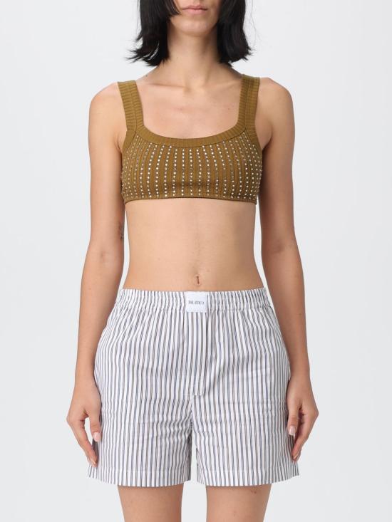 25FW 디 아티코 민소매 티셔츠 251WCL00006JJJ051TR 081 Green