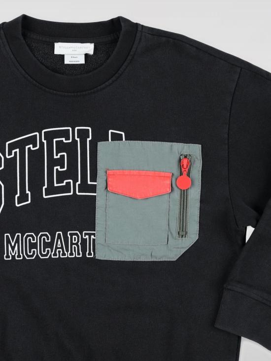 25FW [키즈] 스텔라 맥카트니 풀오버 TX4R70Z3059 961 Black - STELLA MCCARTNEY