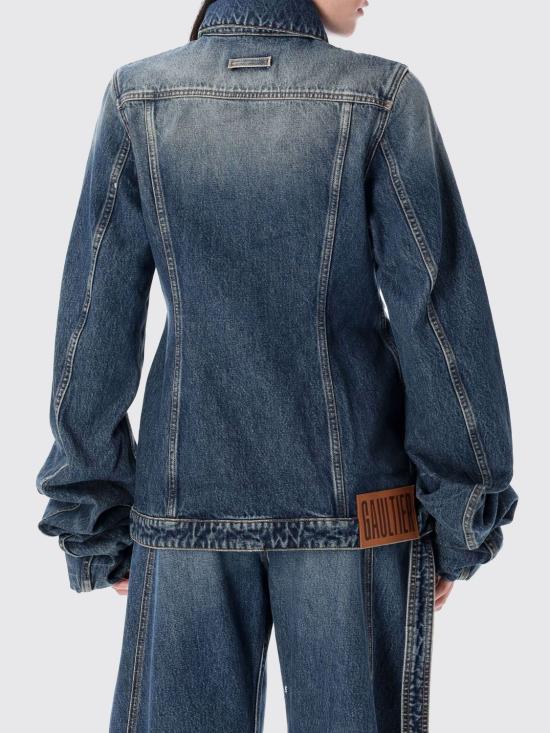 25FW 장 폴 고티에 데님 자켓 2503WJA003D024 57 Blue - JEAN PAUL GAULTIER