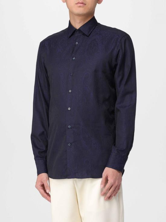 25FW 에트로 긴팔 셔츠 MRIB0001AQ043 B0065 Blue - ETRO