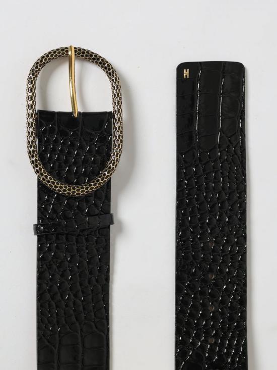 25FW 엘리자베타프랜치 레귤러 벨트 CT84S 110 Black - ELISABETTA FRANCHI