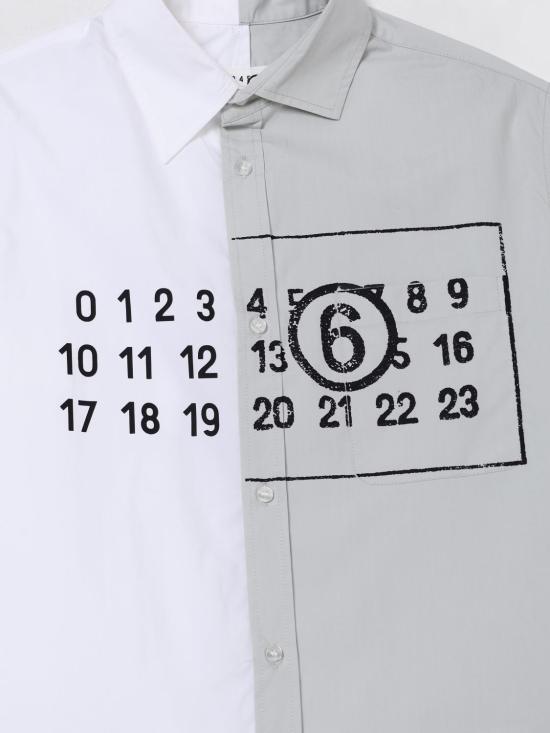 25FW [키즈] MM6 메종마르지엘라 셔츠 M60860MM014 M6C36 Multicolor - MM6 MAISON MARGIELA
