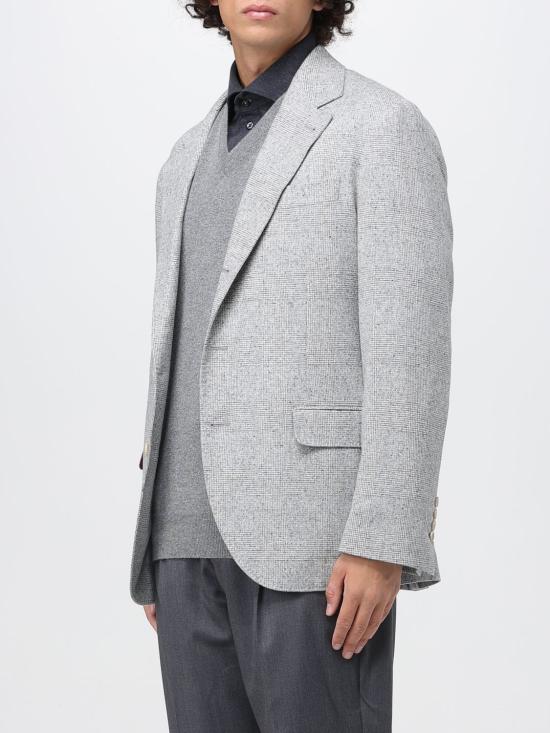 25FW 브루넬로 쿠치넬리 수트 자켓 MA4797BTD C151 Grey - BRUNELLO CUCINELLI