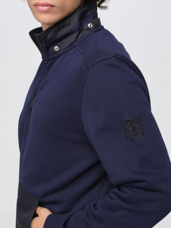 25FW 썬 68 긴팔 티셔츠 F45115 07 Blue - SUN 68