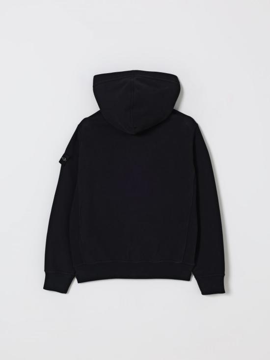 25FW [키즈] 스톤 아일랜드 풀오버 6100003S0A20 V0029 Black - STONE ISLAND