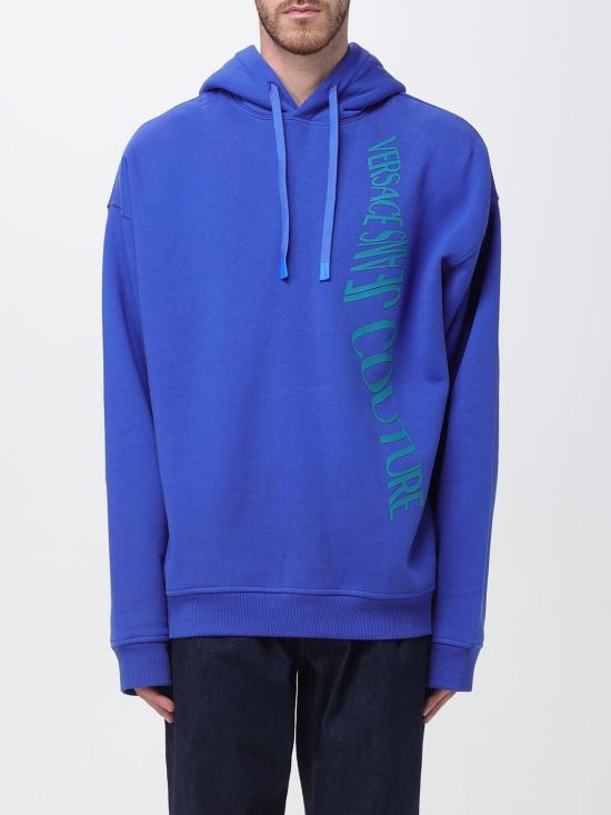 25FW 베르사체 긴팔 티셔츠 79GAIP04CF01P 289 Blue