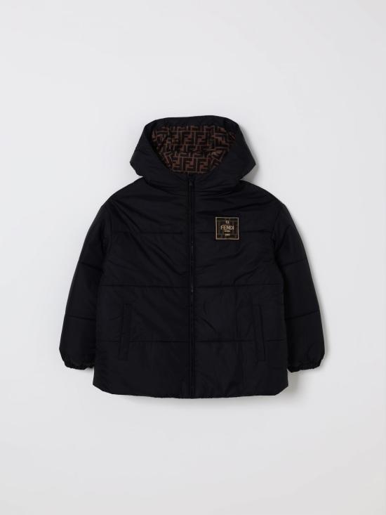 25FW [키즈] 펜디 캐주얼 자켓 JUA255AS56 F0GME Black