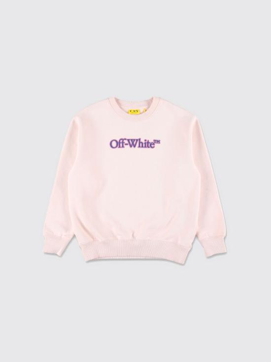 25FW [키즈] 오프화이트 풀오버 OGBA001F25FLE001 3C45 Pink