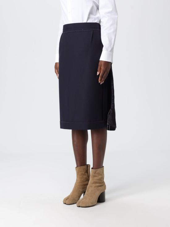 25FW 마르지엘라 미디 스커트 S51ME0045MTN107 524 Blue - MAISON MARGIELA