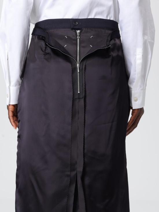 25FW 마르지엘라 미디 스커트 S51ME0045MTN107 524 Blue - MAISON MARGIELA