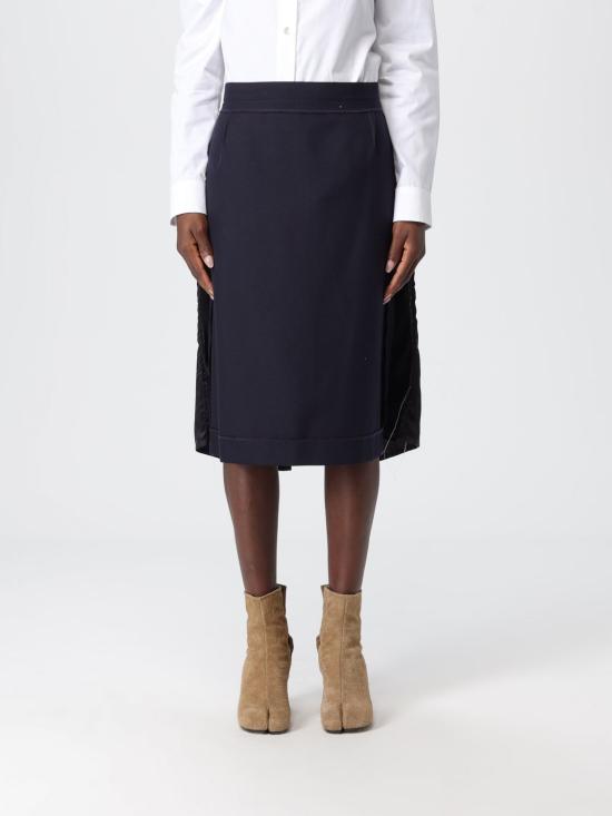 25FW 마르지엘라 미디 스커트 S51ME0045MTN107 524 Blue