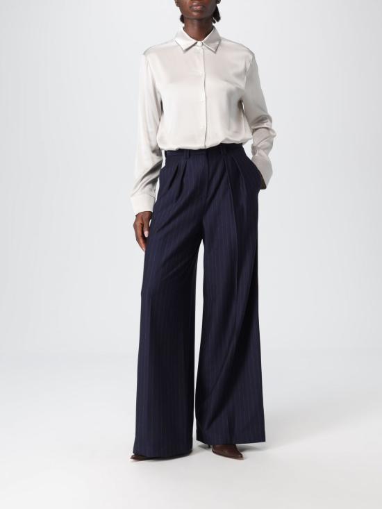 25FW 막스마라 스트레이트 팬츠 2526136037600 003 Blue - MAX MARA