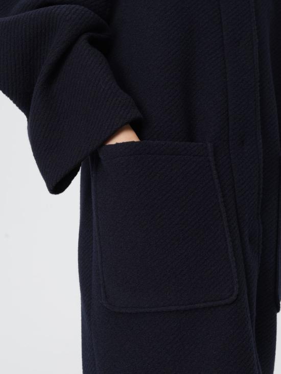 25FW 막스마라 롱 후드티 자켓 2526906028600 002 Blue - MAX MARA