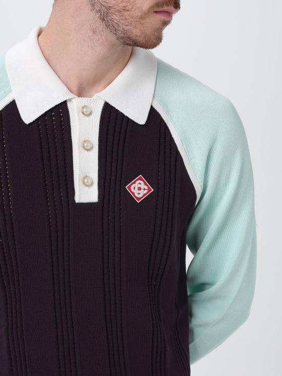 25FW 카사블랑카 폴로 티셔츠 MAW25KW1131 01 Multicolor - CASABLANCA