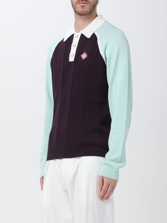 25FW 카사블랑카 폴로 티셔츠 MAW25KW1131 01 Multicolor - CASABLANCA