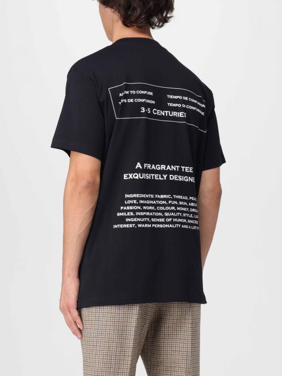 25FW 모스키노 반팔 티셔츠 07085241 1555 Black - MOSCHINO