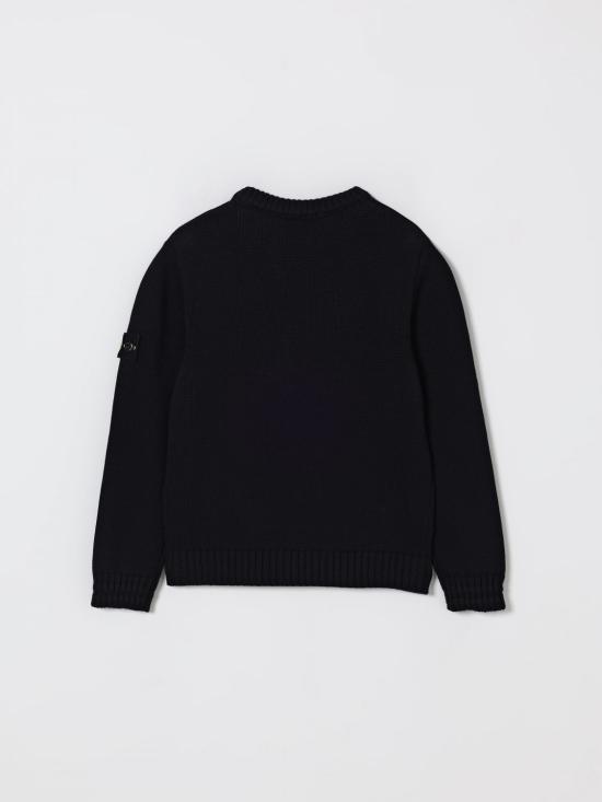 25FW [키즈] 스톤 아일랜드 풀오버 5100019S01A2 V0029 Black 1 - STONE ISLAND