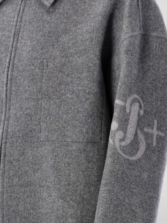 25FW 질샌더 코트 J47BN0170J40020 034 Grey - JIL SANDER