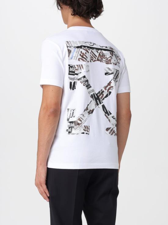 25FW 오프화이트 반팔 티셔츠 OMAA027F25JER005 0110 White - OFF WHITE