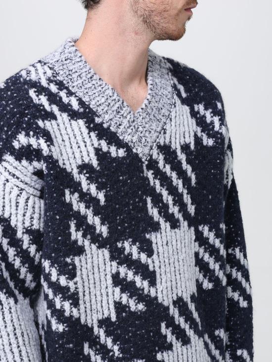 25FW 드리스 반 노튼 스웨터 2520212382726 001 White - DRIES VAN NOTEN