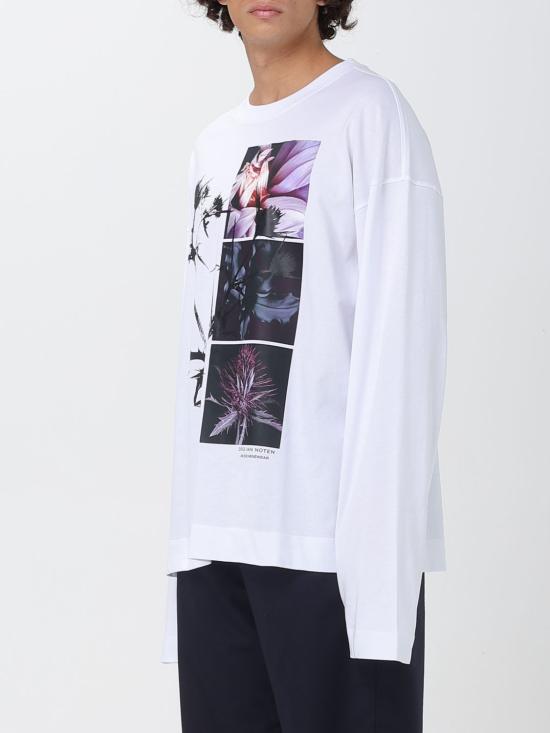 25FW 드리스 반 노튼 반팔 티셔츠 2520211202603 001 White - DRIES VAN NOTEN