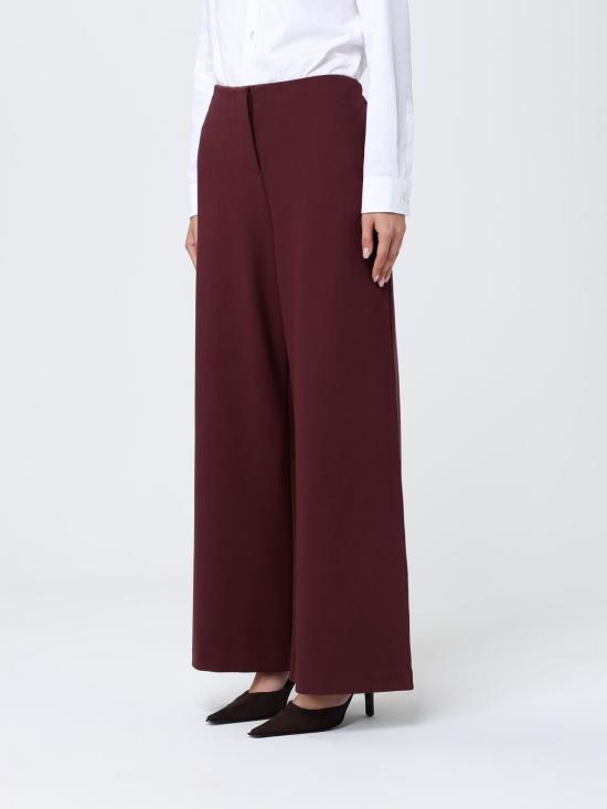 25FW 막스마라 스트레이트 팬츠 2526786048600 004 Burgundy - MAX MARA