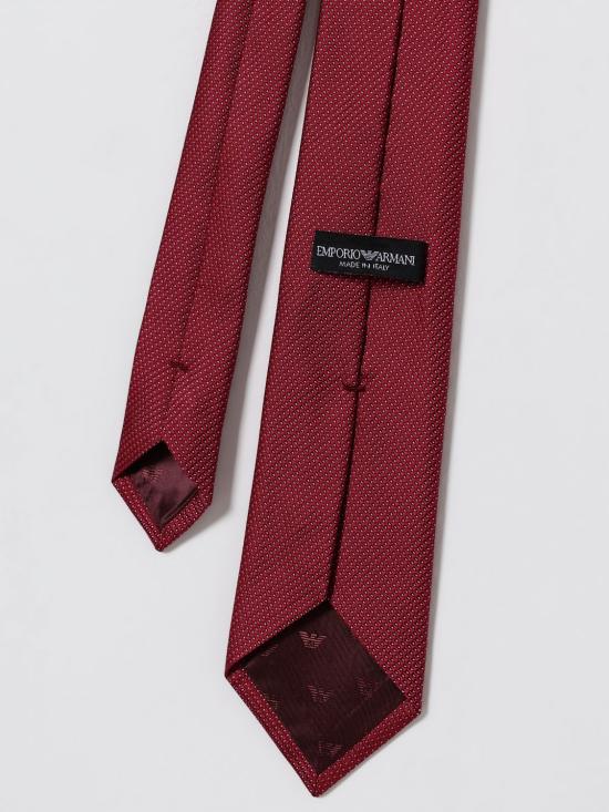 25FW 엠포리오 아르마니 넥타이 EM001344TE16525 F5073 Red - EMPORIO ARMANI