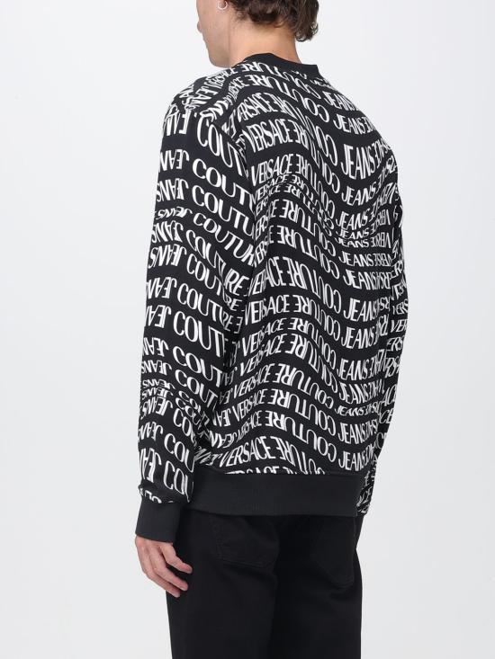 25FW 베르사체 긴팔 티셔츠 79GAI3R0FS200 899 Black - VERSACE