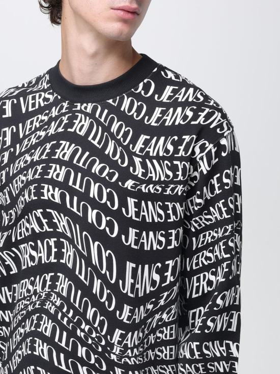 25FW 베르사체 긴팔 티셔츠 79GAI3R0FS200 899 Black - VERSACE