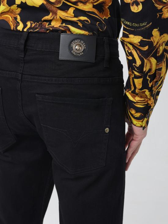 25FW 베르사체 데님 팬츠 79GAB5D0CDW00 909 Black - VERSACE