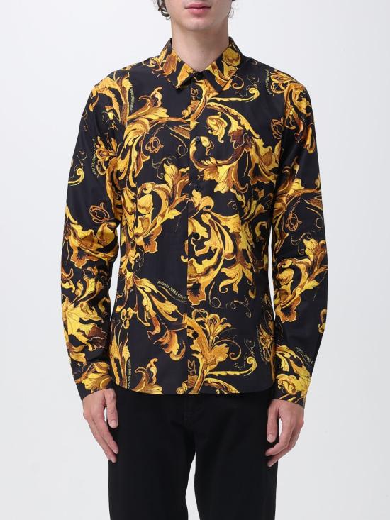 25FW 베르사체 셔츠 79GAL2S0NS698 G89 Black