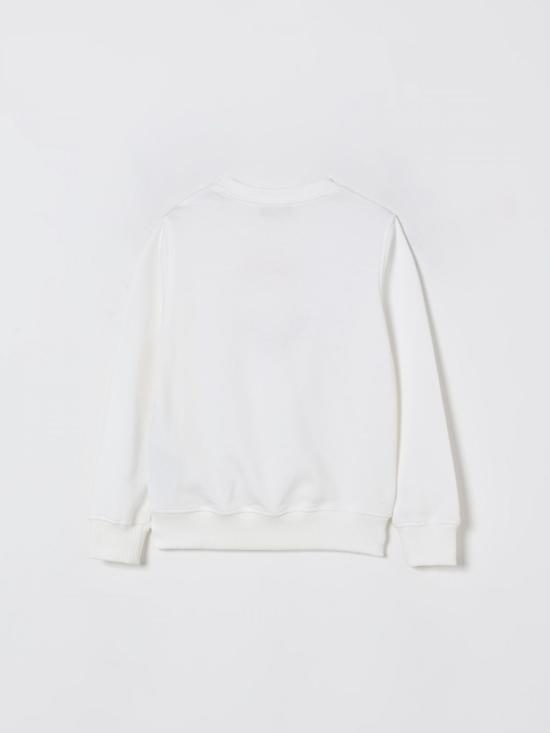 25FW [키즈] 모스키노 풀오버 HQF08VLCA14 10063 White - MOSCHINO