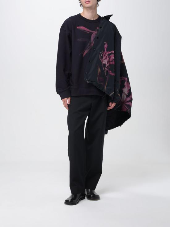 25FW 드리스 반 노튼 긴팔 티셔츠 2520211622611 509 Blue - DRIES VAN NOTEN