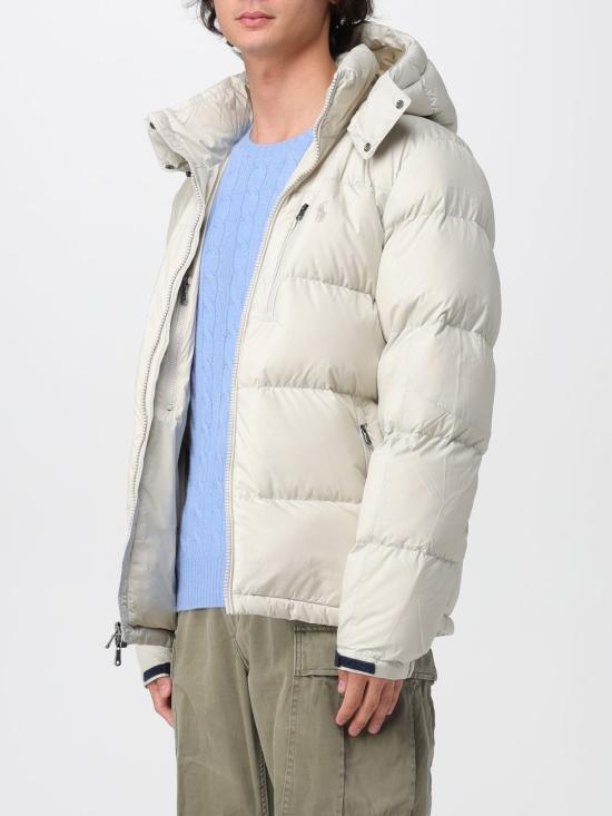 25FW 폴로 랄프로렌 고햄 다운 재킷  710968278 007 Beige - POLO RALPH LAUREN