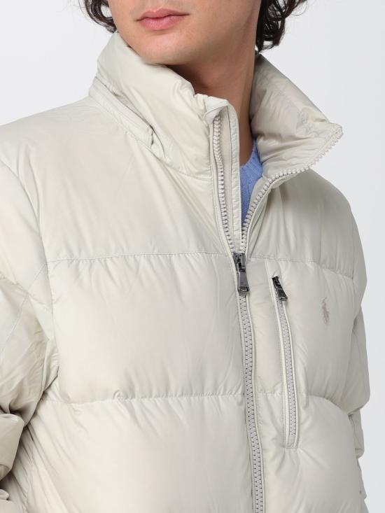 25FW 폴로 랄프로렌 고햄 다운 재킷  710968278 007 Beige - POLO RALPH LAUREN