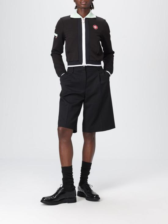 25FW 카사블랑카 스웨터 WPF25JTP378 01 Black - CASABLANCA