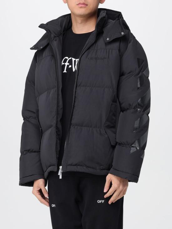 25FW 오프화이트 패딩 OMED066F25FAB001 1010 Black - OFF WHITE