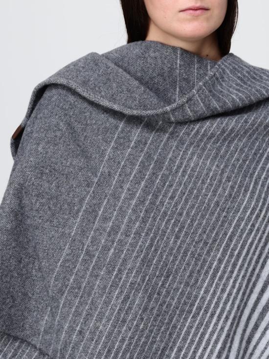 25FW 막스마라 브렌타 케이프 2526546028600 002 Grey - MAX MARA