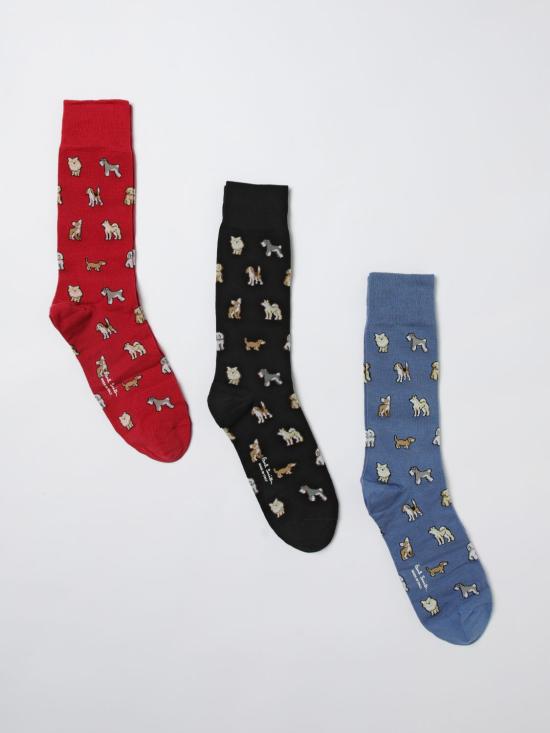 25FW 폴 스미스 양말 M1ASOCKTDOGS 1A Multicolor