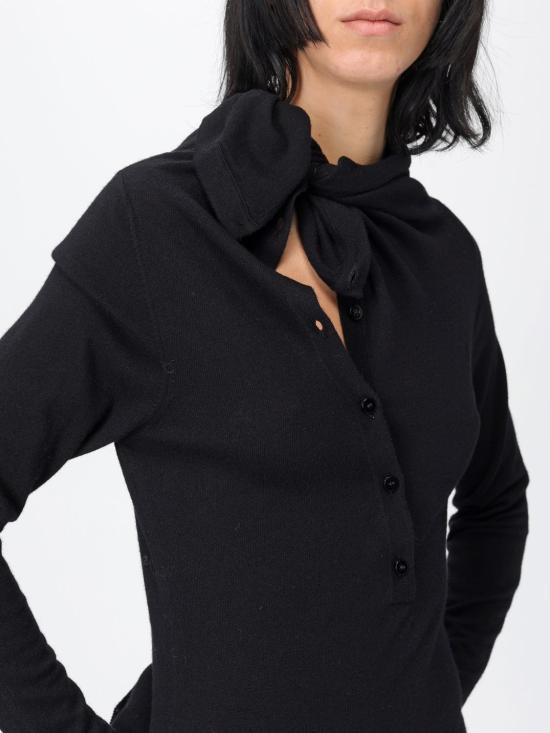 25FW 디 아티코 롱 원피스 251WCA00442KWS008AA 100 Black - THE ATTICO