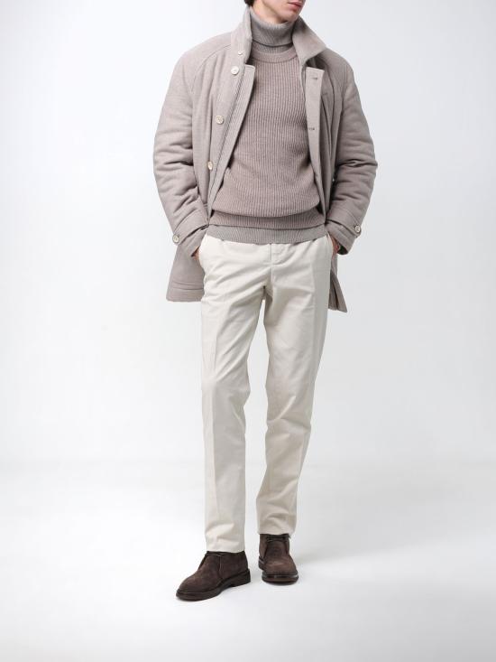 25FW 브루넬로 쿠치넬리 코트 MT4016390 C2421 Beige - BRUNELLO CUCINELLI