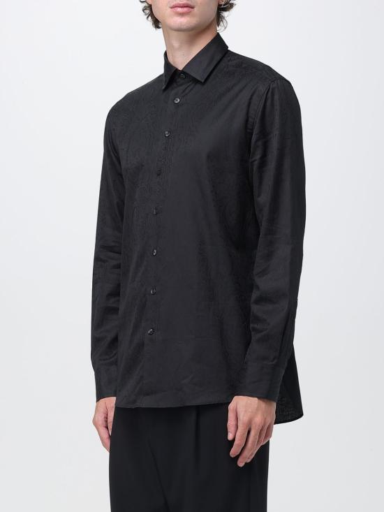 25FW 에트로 긴팔 셔츠 MRIB0001AQ043 N0000 Black - ETRO